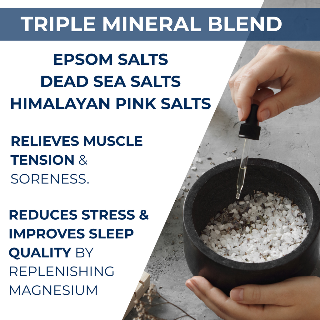 BATHEIA Epsom Bath Salts with Niacinamide & Vitamin B5 – Dead Sea & Himalayan Pink Salt Soak