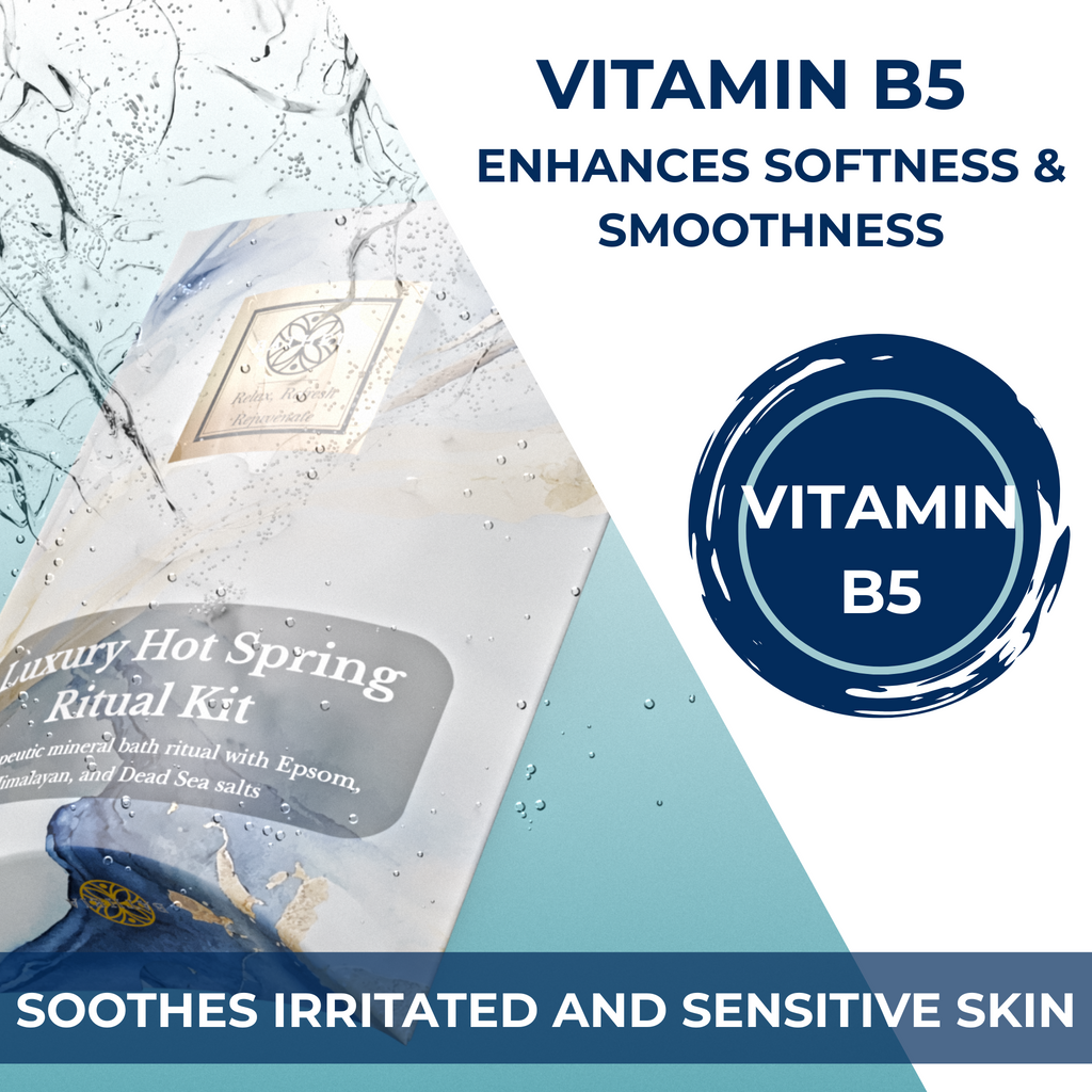 BATHEIA Epsom Bath Salts with Niacinamide & Vitamin B5 – Dead Sea & Himalayan Pink Salt Soak